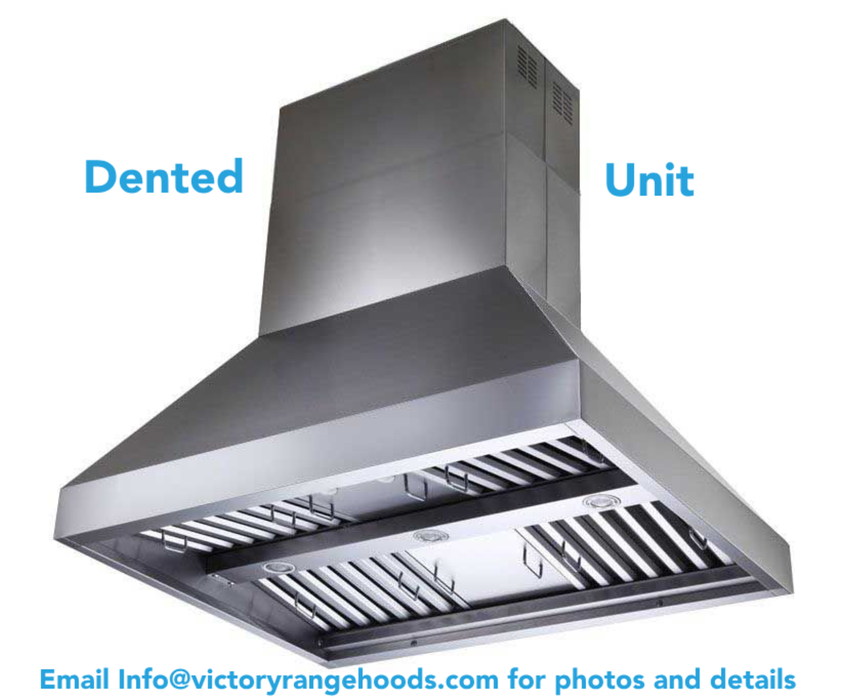 (Dented) 48" Powerful Island Range Hood - VICTORY Storm