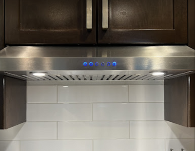 under cabinet mounted range hood slim