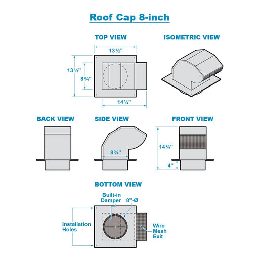 Steel Roof Cap